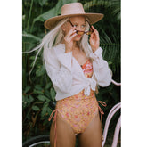 Women's Chic V neck Cotton Boho T Shirts