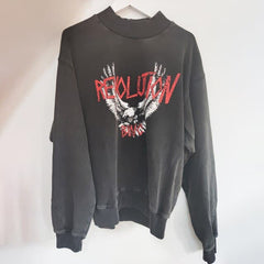 Woman Cotton Washed Casual Vintage Hoodies