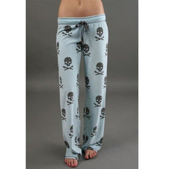Women's Skull Printed Bread Pants