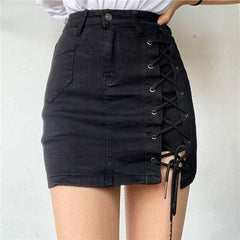 Summer Denim High Waist Tight Elastic Short Jeans
