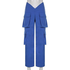 Casual Pocket Cargo Black Pants Harajuku Streetwear Clothes