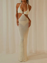 Wsevypo Party Vacation Backless Dress Cut Out Dresses