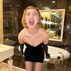 Zeta Backless Mini Dress