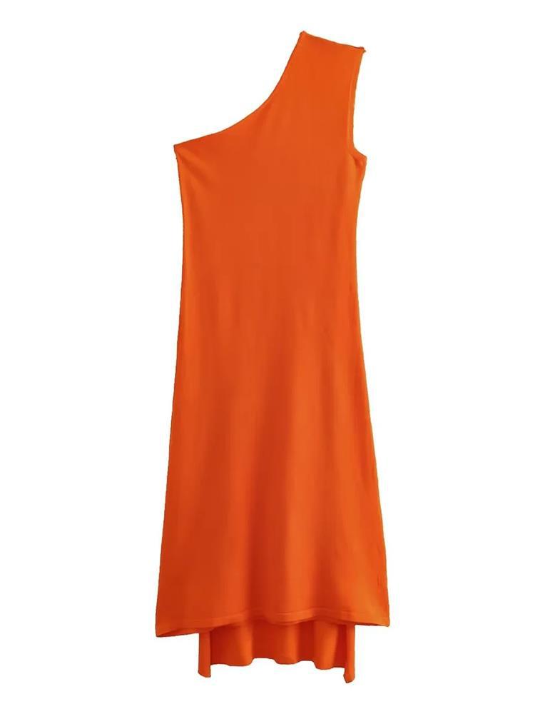 Temperamental Cape  Asymmetric Dress