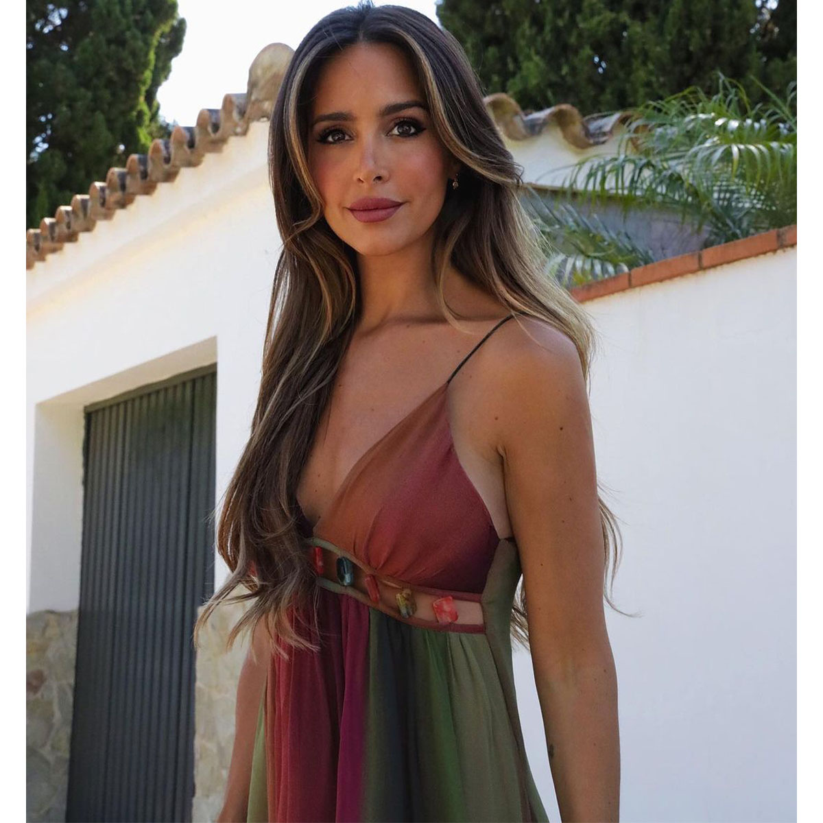 Sling Ombre Printed Dress