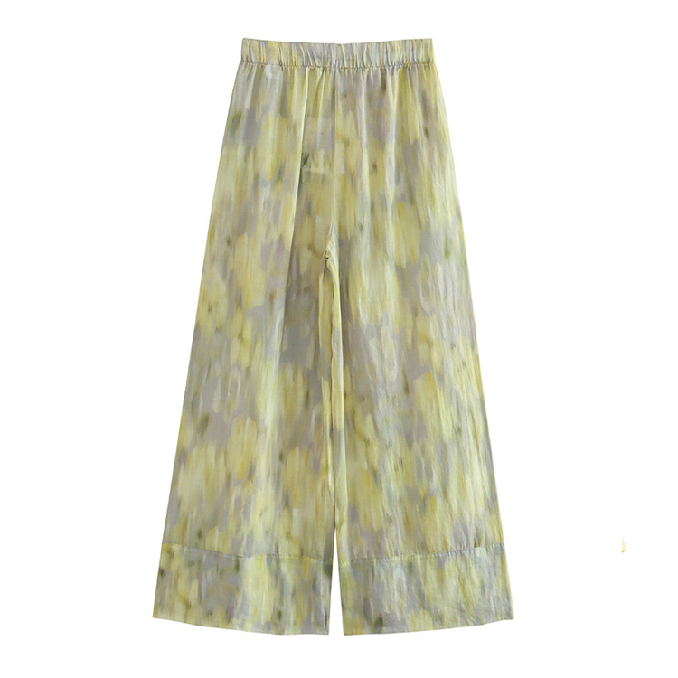 Ombre Printed casual Shirt and Pants Set