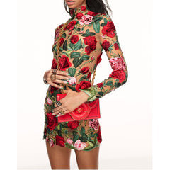 Lace Sexy Mini Dress