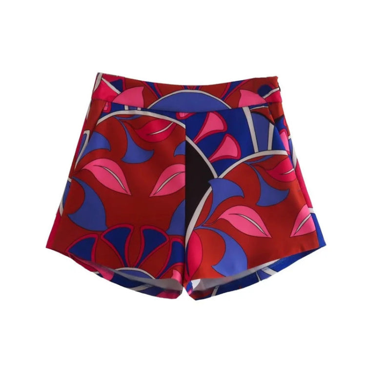 Printed Shirt and Skirts/Shorts Two Piece Set Flaxmaker