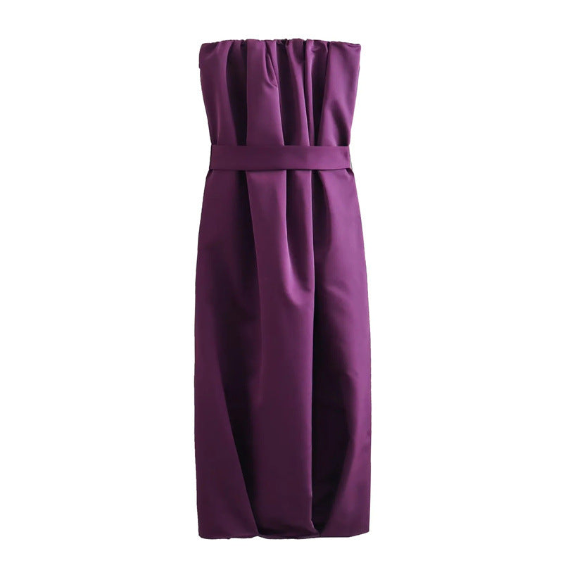 Sexy Bandeau Midi Dress