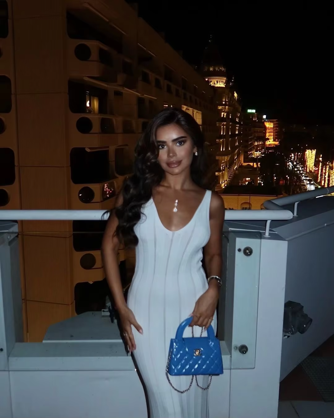 Coronado Backless V Neck Knitted Dress