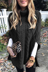 Fashion Casual Solid Pullovers Turtleneck Sweaters(7 Colors)