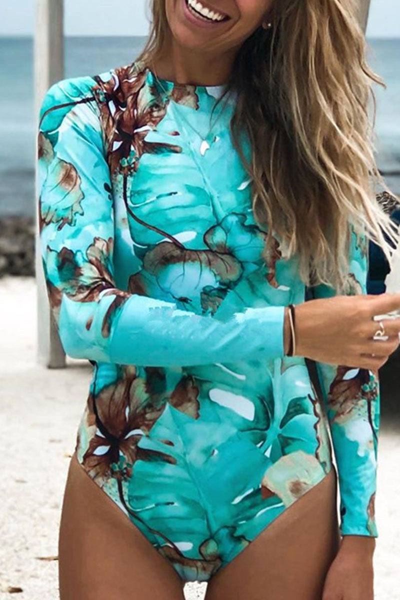 Fashion Sexy Print Swimwears(3 colors)