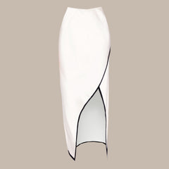 One Shoulder 3D Flowers Bikini Swimsuit and Skirt(Shipped on Jan 15th)