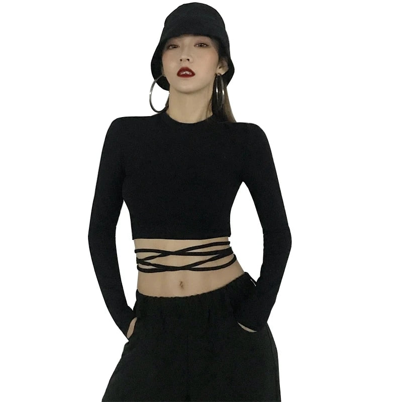 Florence O-neck Drawstring Top