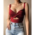 Sleeveless Short Crop Vest