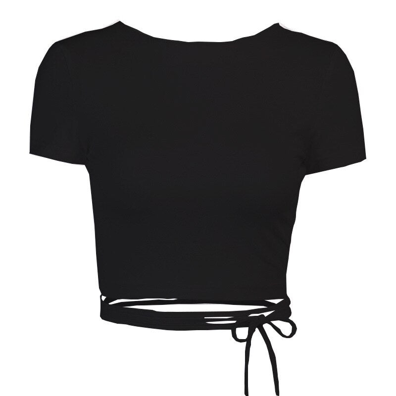 Black White Simple Solid Color T Shirts