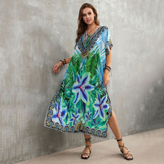 Printed Beach Holiday Cover Up