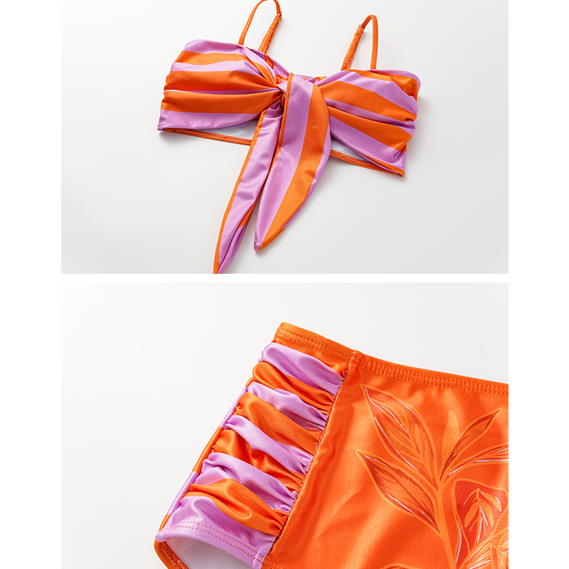 Sling Bow-tie Bkini Swimsuit and Skirt(Shipped on Jan 5th)
