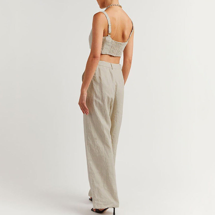 Cotton Linen Tops and Pants