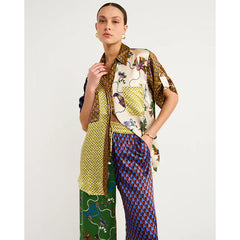 Printed Shirt and Pants Set