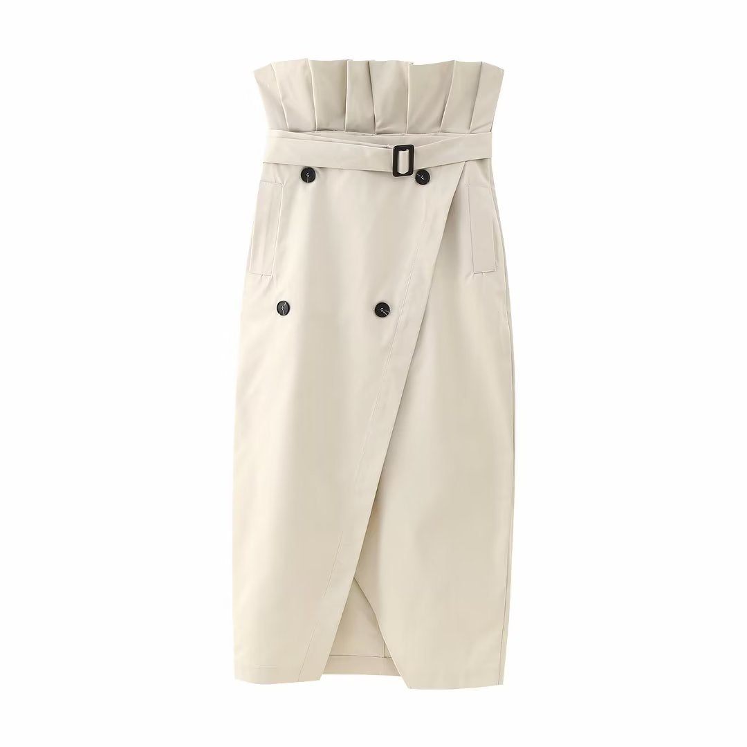 New Spring Waistband Strapless Top Suit
