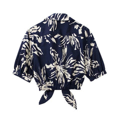 Flaxmaker Casual Printed Shirt and Skirt