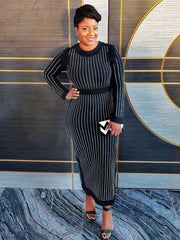 Elegant Rhinestone Party Dress