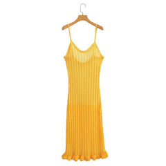 Cutout Halter Knit Dress