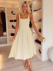 Country Belle Pleated Midi Dress