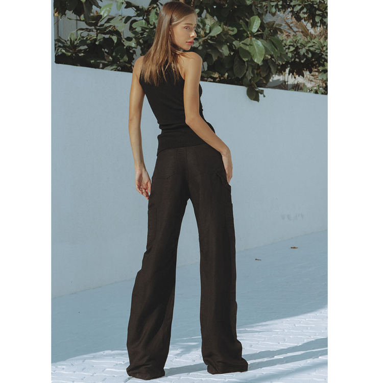 Irregular Stand Collar Cut Out Knit Top