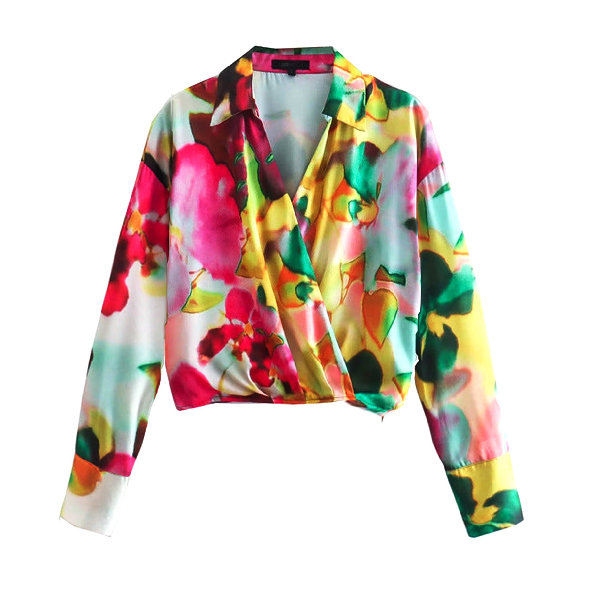 Casual Blossom Printed Two Piece Pants Set Flaxmaker