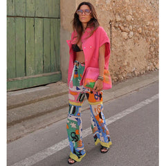Short Sleeved  Shirt and Pants Set