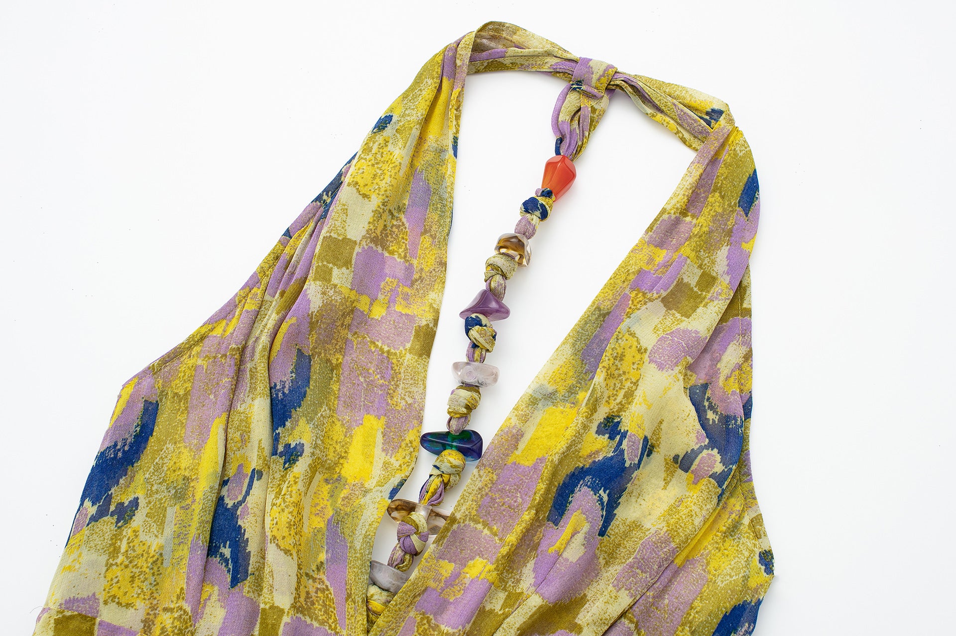 V Neck Printed Dress