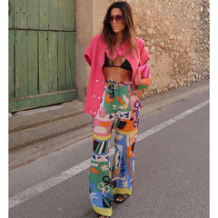 Short Sleeved  Shirt and Pants Set
