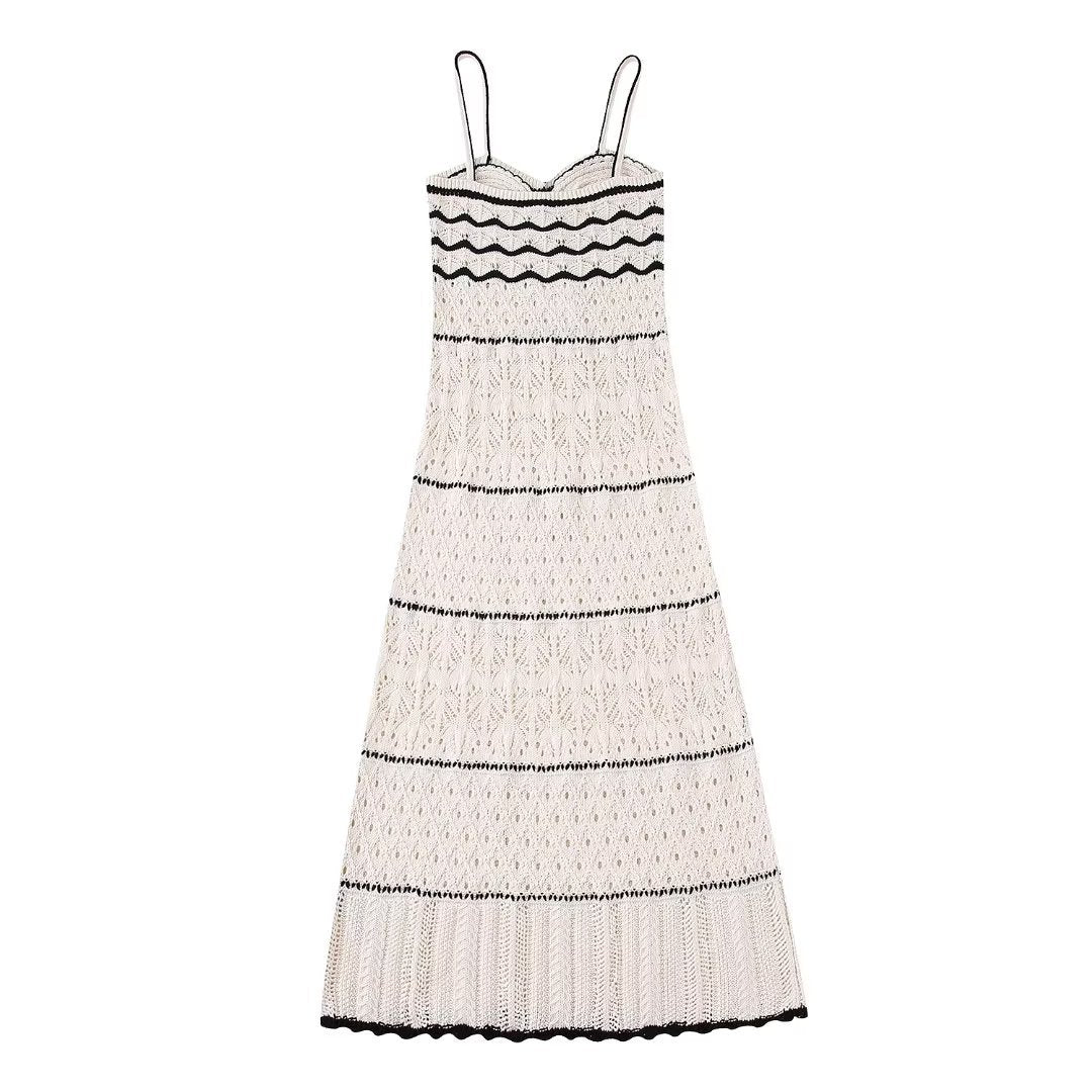 Knit Cutout Sling Dress