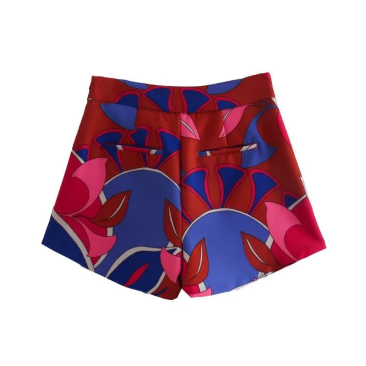 Printed Shirt and Skirts/Shorts Two Piece Set Flaxmaker