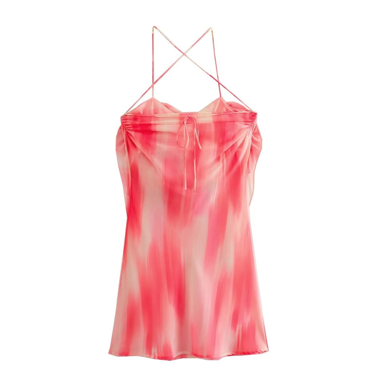 Sling 3D Flower Mini Dress