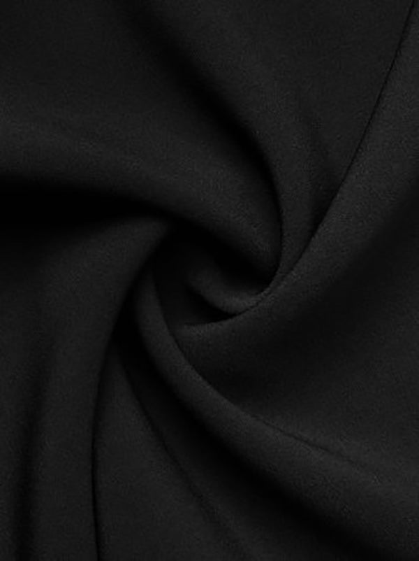 Contrast Color Ruffle Trim Split-Joint Bodycon Sleeveless V-Neck Maxi Dresses