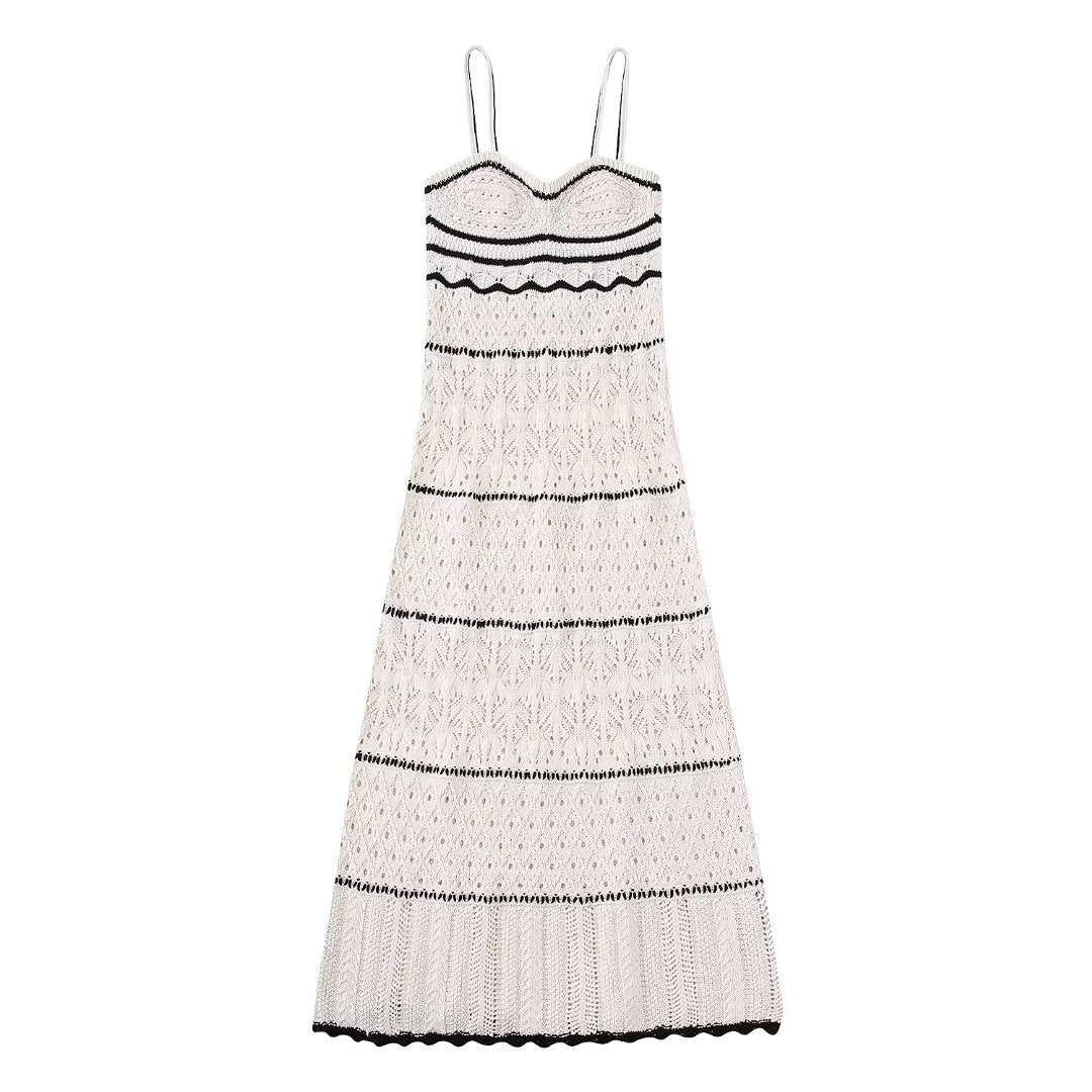 Knit Cutout Sling Dress