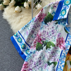 Flaxmaker Blossom Color Block Two Piece Set