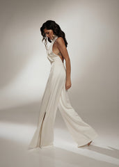 Casual Sleeveless Halter Sexy Backless Jumpsuit