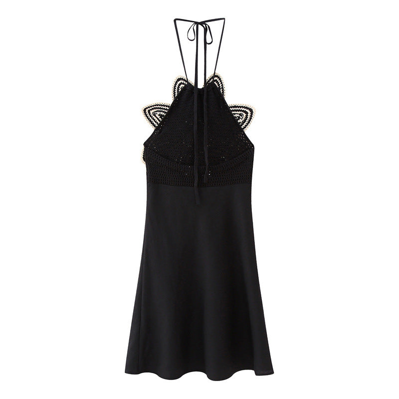 3D Knit Flower Dress