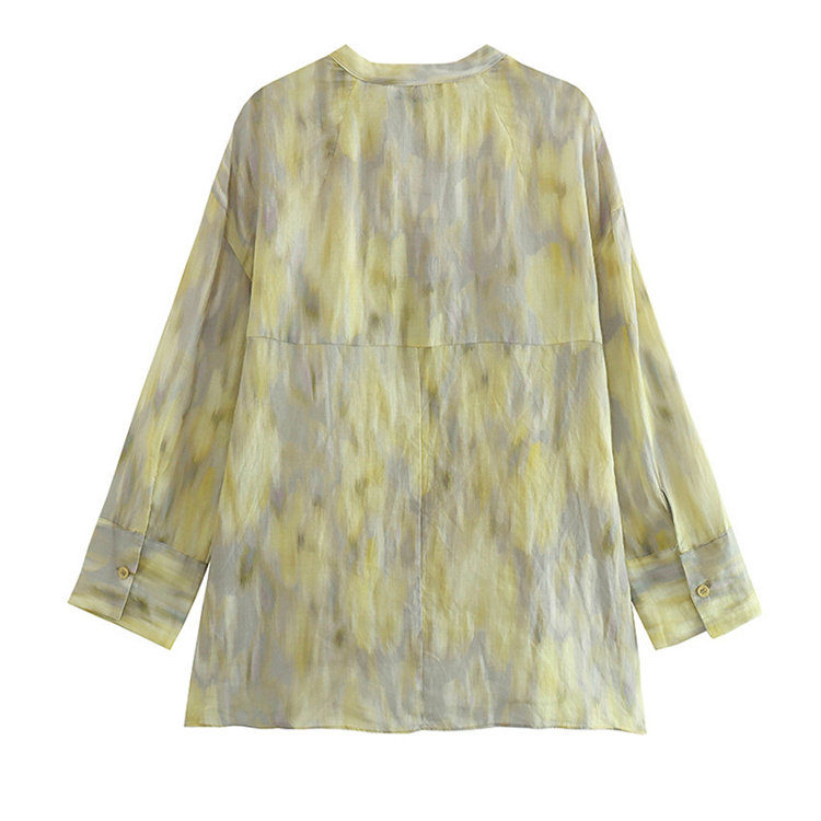 Ombre Printed casual Shirt and Pants Set