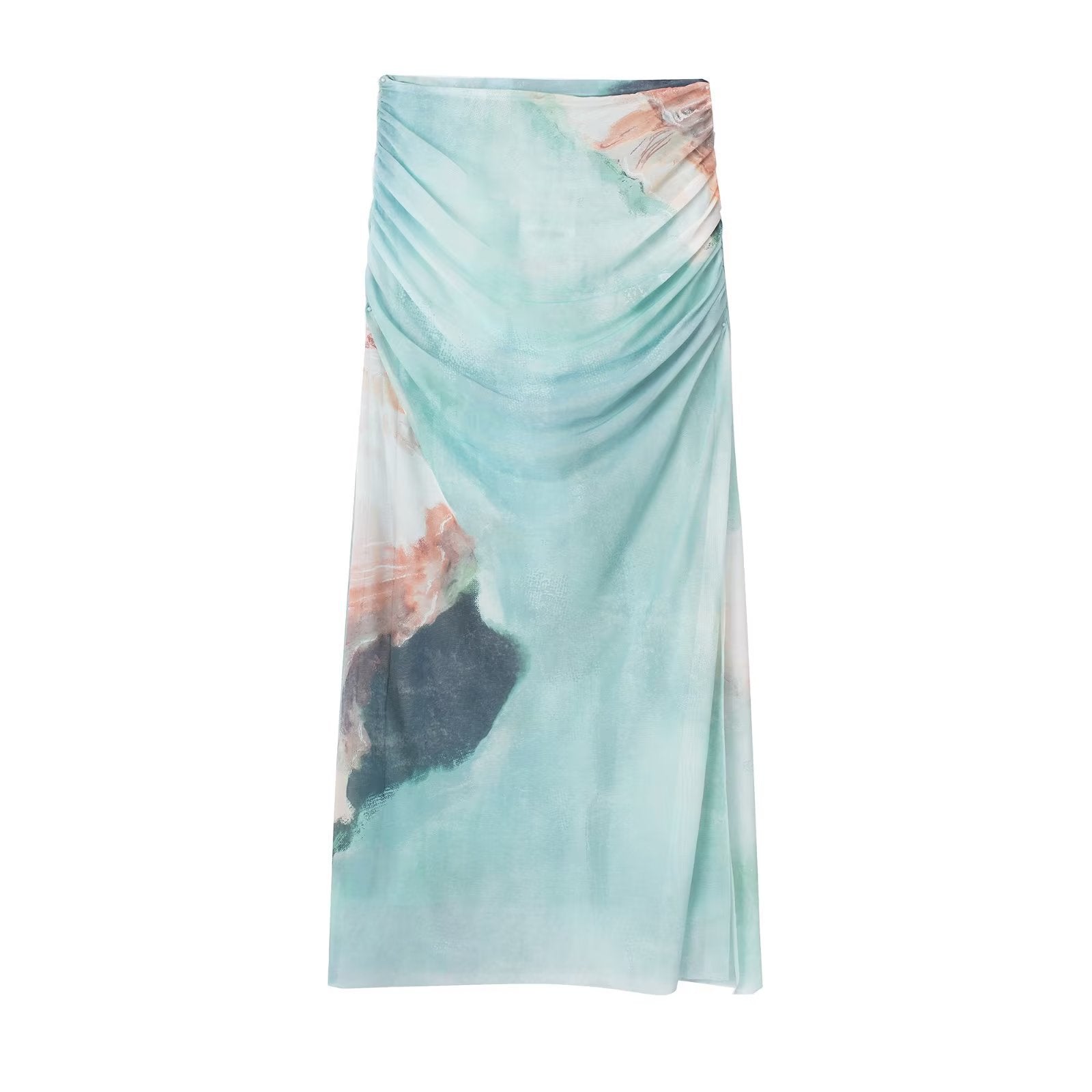Printed Tulle Bodysuit and Dress