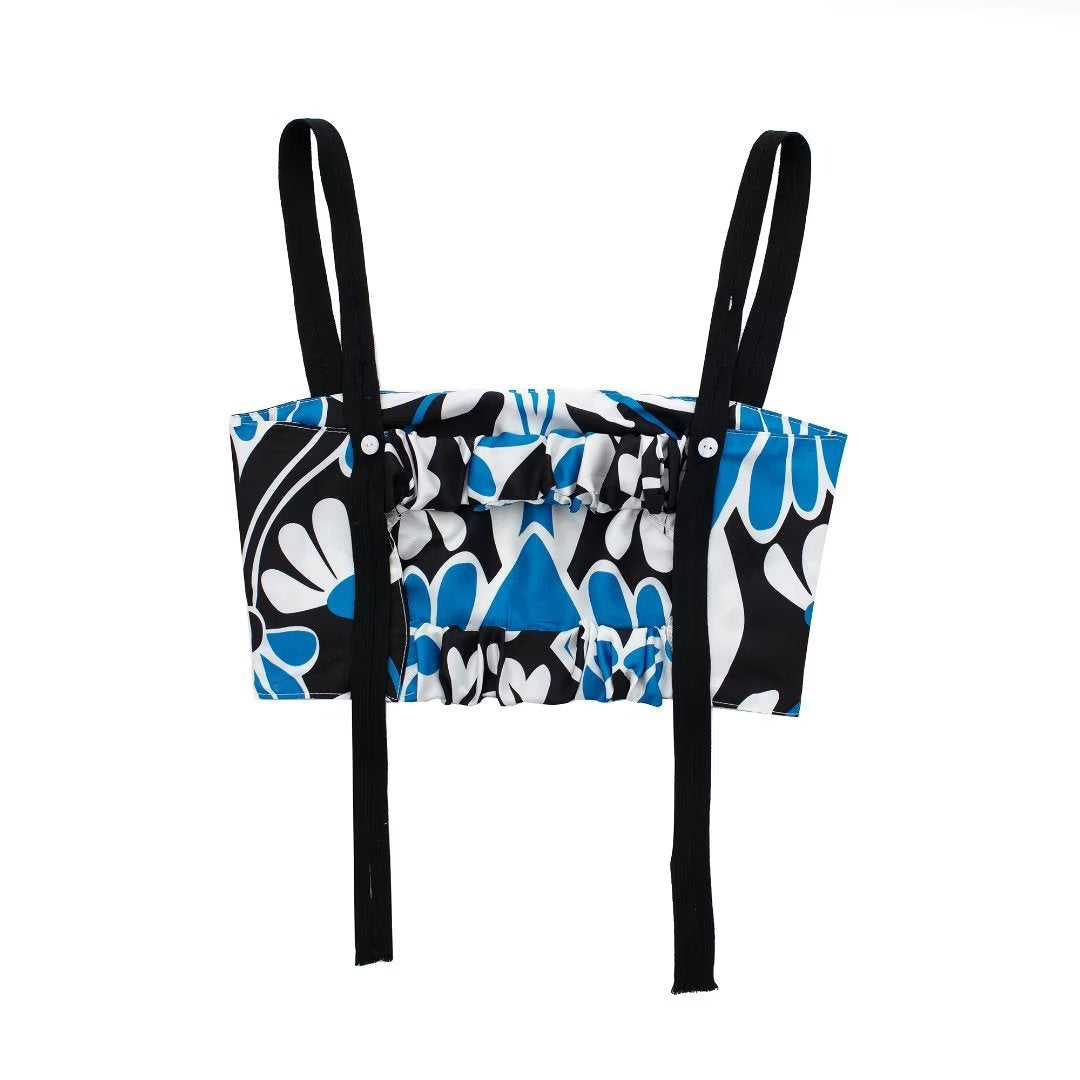 Retro Printed Three Piece Set Flaxmaker