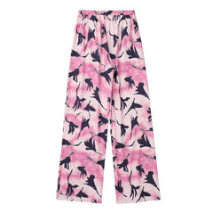 Fashion Casual Blossom Printed Shirt and Pants