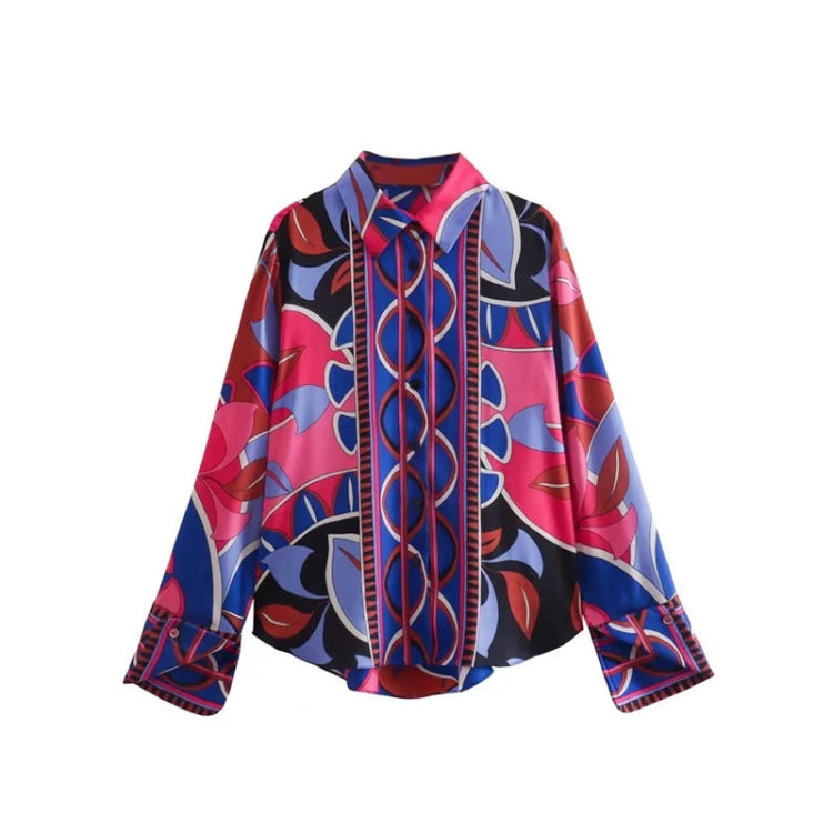 Printed Shirt and Skirts/Shorts Two Piece Set Flaxmaker