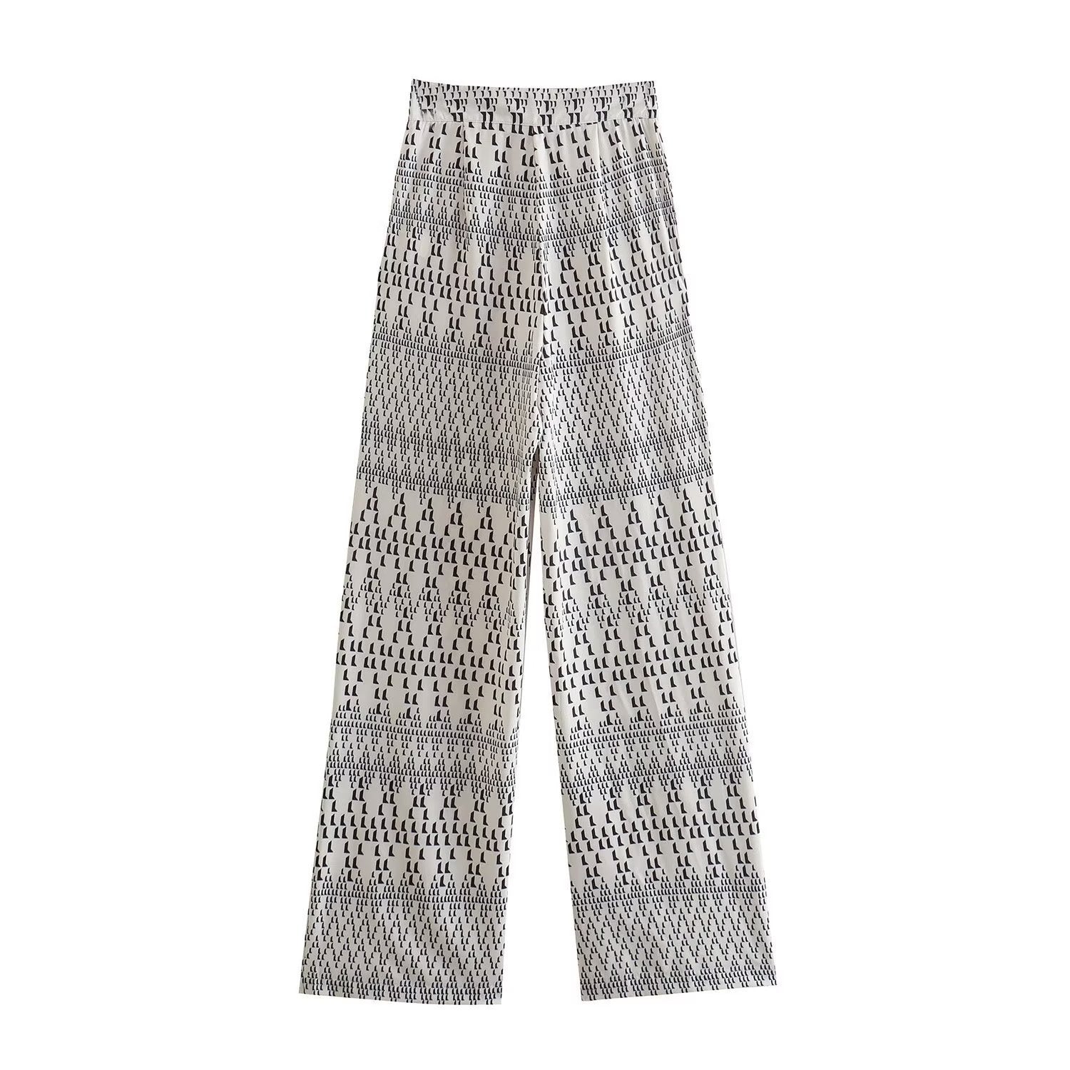 Fashion Casual Graphic Printed Two Piece Set