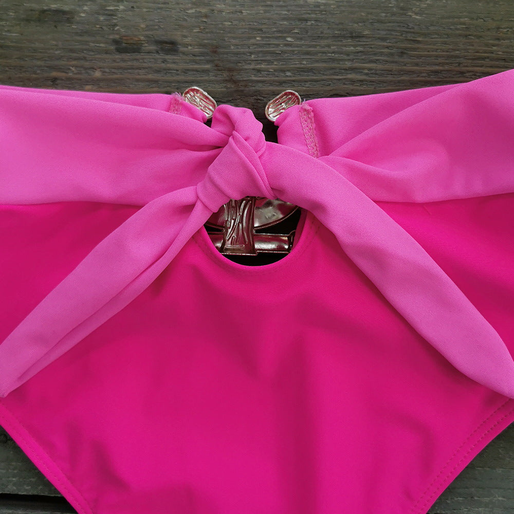 Ruffle Sling Sexy Bikini Swimsuit