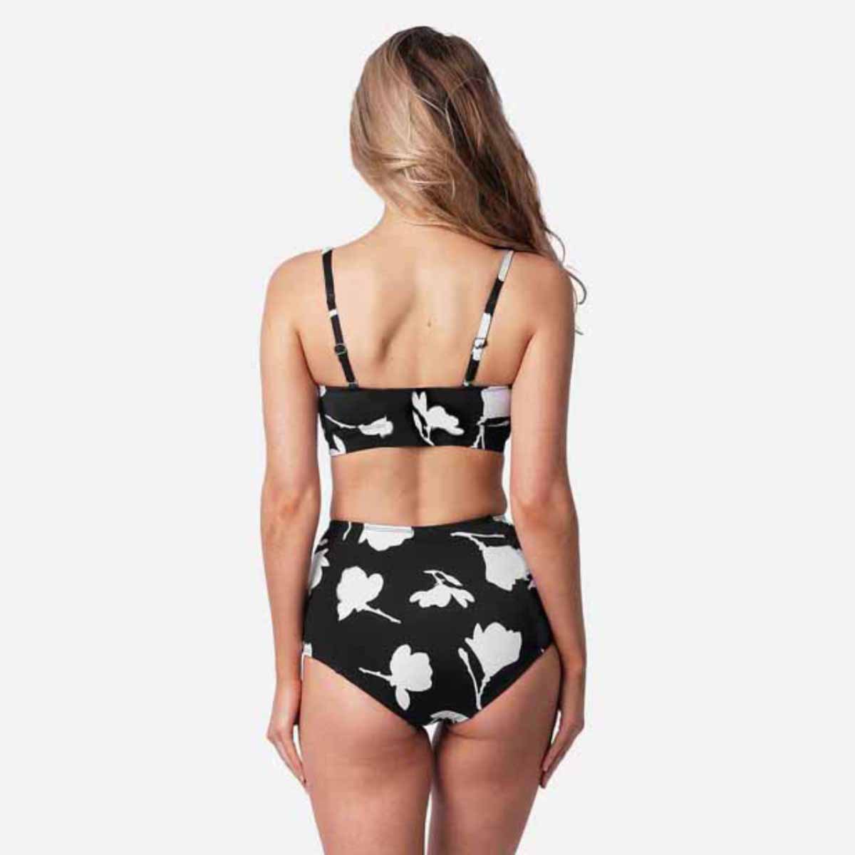 Plus Size Printed  High Waist Bikini Swimsuit
